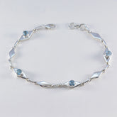 Bianca Featherlight Blue Links Bracelet for Everyday Glam